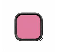 LeeQinersw Custodia Subacquea per Custodia Lente Alloggiamento Scafandro Protezione in Acrilico con Staffe Robuste E Chiusura Sicura Compatibile Serie 9 10 11 12, Rosa