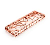 LeeQinersw Custodia Tastiera 60HE Telaio Scocca in Lega di Alluminio Cnc con Diffusore Rgb Integrato Design Trama Aperta Adatta, style to 2