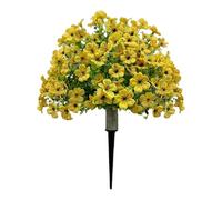 LeeQinersw Decorazione Ornamentale da Giardino con Fiore Artificiale, Fiore Realistico per Cortile in Stile Fattoria