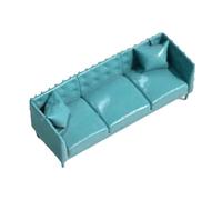 LeeQinersw Divano a Tre posti in 1:64, Modello per casa delle Bambole, Diorama, Accessorio Artistico, Regalo per Le Vacanze, Mobile in Miniatura da, Verde