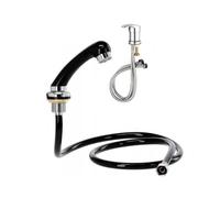 LeeQinersw Doccetta per Lavaggio Capelli Soffione Spruzzatore Risciacquo Kit con Tubo Flessibile in Acciaio 304 E Finitura Cromata Resistente Getto Uniforme per
