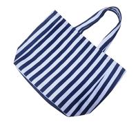 LeeQinersw Donna Borsa Mare Tote Shopper con Capacità Elevata Realizzata in Materiale Elegante con Chiusura Interna Adatta per Palestra Shopping Viaggi Uso Quotidiano, Blu Navy+Bianco