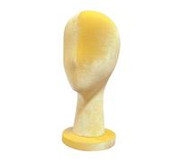 LeeQinersw Espositore per Cuffie, Occhiali Da Sole E Copricapi Su Testa di Manichino, Giallo