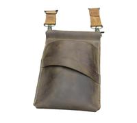 LeeQinersw Fanny Pack per Parrucchieri con Deposito a Forbice E Organizzatore, Marrone Scuro