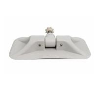 LeeQinersw Fermo Pagaia Kayak con Corpo Stampato E Albero Metallico per Canoa con Supporto Rialzato per l'Uso in Ambiente Marino, Grigio