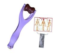 LeeQinersw Finger Massager Roller Hand Massage Roller Strumenti doppi rulli per la rigidità Abbaccamento di uomini Utenti di computer da donna, Viola