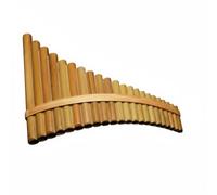 LeeQinersw Flauto di Bambù Flauto Panpipe Zampoña Strumento a Fiato 22 Canne Selezione di Bambù Lunga Durata Suono Pieno Adatto per, 22 Tubi Tonalità G - Tubo Basso Lungo A Sinistra