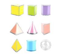 LeeQinersw Geometriche a Forma Geometrica Pieghevole 9X Geometria Matematica