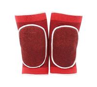LeeQinersw Ginocchiera Protettiva, Ginocchiere in Spugna Elastica, Flessibili E Traspiranti, 2 Pezzi/paio, per Lavoro, Giardinaggio, Pattinaggio, Skateboard, Rosso, Taglia unica bambino