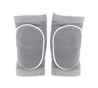 LeeQinersw Ginocchiera Protettiva, Ginocchiere in Spugna Elastica, Flessibili E Traspiranti, 2 Pezzi/paio, per Lavoro, Giardinaggio, Pattinaggio, Skateboard, Grigio, Taglia unica bambino