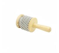 LeeQinersw Giocattolo Musicale a Scuotimento con Base in Legno Naturale E Perline in Metallo per Sviluppare Sensibilità Ritmica E Coordinazione Motoria, Legno, Piccolo