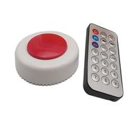 LeeQinersw Giocattolo Rumoroso Telecomandato con Diverse modalità Sonore, Realizzato in Resistente Materiale PP per Divertirsi in Ufficio, a Scuola O a Una Festa, Tondo Bianco