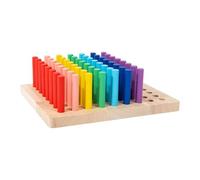 LeeQinersw Giocattolo sensoriale in legno, giocattolo educativo, riconoscimento dei colori, gioco di cognizione dei colori per Halloween