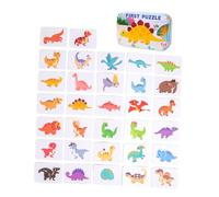 LeeQinersw Gioco di Puzzle sulle Abilità Cognitive per L'apprendimento Precoce nei Bambini Piccoli, Puzzle di Dinosauri