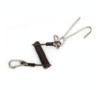LeeQinersw Giubbotto di Galleggiamento Subacqueo Gilet Giubbotto Cintura Accessorio con Doppio Moschettone in Acciaio Inox 316 E Rivestimento TPU per Organizzare, Nero