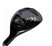 LeeQinersw Golf Iron Club Mazza Legno Bastone Golf Testa Ampia con Profilo Scavato Pesi Argento Aiuta Colpi Sicuri E Regolari Adatto per Campo Pratica Gara Allenamento, Nero 20°