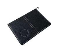 LeeQinersw Golf Scorecard Holder Porta Yardage Book Impermeabile PU Pelle Copertina per Punteggio Golf Tascabile Accessorio Club da Golf da Trasportare nel Sacco, Nero