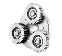 LeeQinersw Ingranaggio Planetario 36T con Frizione Parte Frizione da 70 Mm Diametro Esterno 38 Mm Sostituzione per Motore, ingranaggio in Acciaio Argento