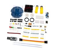 LeeQinersw Kit Fai da Te per Auto Intelligente, Kit elettronico Fai da Te, modalità Versatile, Robot di Programmazione Grafica, Giocattolo Intelligente per, Type B