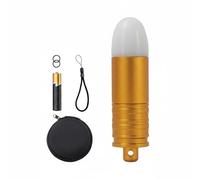 LeeQinersw Lampada Segnalazione Subacquea Luce Subacquea Faro Subacqueo Torcia Subacquea con Emissione a 360 Gradi E Lampeggio Regolare 3 Ogni 2 Secondi per, Arancione