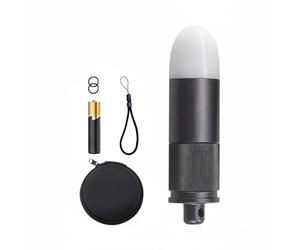 LeeQinersw Lampada Segnalazione Subacquea Luce Subacquea Faro Subacqueo Torcia Subacquea con Emissione a 360 Gradi E Lampeggio Regolare 3 Ogni 2 Secondi per, Nero