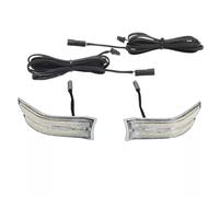 LeeQinersw Luce Laterale Indicatori Frecce LED Segnalatori Direzionali Freccia Fianchetti Kit con Cablaggio Integrabile con Impianto Esistente Aspetto, Bianco