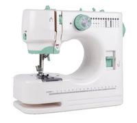 LeeQinersw Macchina da Cucire Portatile Macchina per Cucire Elettrica Mini Dispositivo da Cucito Strumento Domestico Compatta con Selettore Punto Righello in Cm