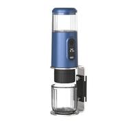 LeeQinersw Macchina Espresso Portatile Macchina Caffè Mini Compatta Elettrica Ricaricabile Pompa Pressione 19 Bar Materiale Silicone PP Adatta per Escursioni, Blu Navy