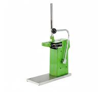 LeeQinersw Macchina Sigillatrice in Alluminio Legatrice per Sacchetti Sigillatrice Manuale Sigillante per Buste con Clip in Serie Tenuta Professionale Struttura, Verde