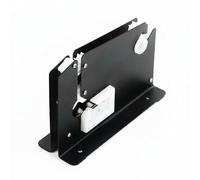 LeeQinersw Macchina Sigillatrice Manuale Confezionatrice Chiudi Sacchetti Dispenser Taglierina con di Sigillatura Manuale Costruzione Stabile E Facilità d'Uso, Nero