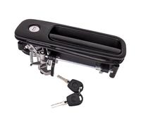 LeeQinersw Maniglia di rilascio per apertura portellone posteriore 1J6827565B con chiavi, nera per Golf, robuste forniture di ricambi