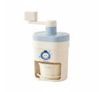 LeeQinersw Manuale Dispositivo Fresa Ghiaccio Compatta Pratica con Taglio E Camera Sicura Ideale per Neve E Granite Casalinghe Adatta per Chiosco Casa Estivo Bambini, Blu, Blu