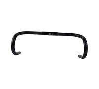 LeeQinersw Manubrio da Corsa per Bicicletta, Robusto, Professionale, Comodo, Ricambio, Facile da installare, Leggero, raccordi 25,4 mm, Nero
