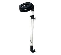 LeeQinersw Manubrio Scooter Corrimano Regolabile Asta di Stabilizzazione Barra con Presa Antiscivolo Struttura Solida Metallo con Schiuma Adatto per Pendolarismo, Argento, 10 Pollici