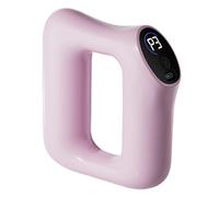 LeeQinersw Massaggiatore Muscolare Elettrico Portatile Strumento per Fascia Anello a Percussione con 5 Livelli di Potenza a Bassa Rumorosità Adatto per Uso Dome, Rosa