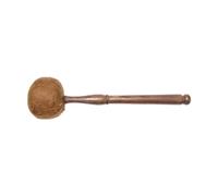 LeeQinersw Mazza per Campane Tibetane, Bacchetta per Percussione, Bacchette con Manico in Legno per Uso nel Tempio, Marrone