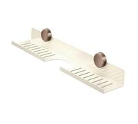 LeeQinersw Mensola Da Doccia a Ventosa Cestino Da Appendere Scaffale Porta Shampoo Organizzatore Salvaspazio Supporto per Accessori Funzionale Adatto per, Bianco Lunghezza 50 cm