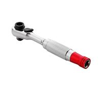 LeeQinersw Mini chiave a cricchetto regolabile da 1/4 di pollice, pratico strumento di riparazione professionale reversibile, multiutensile per la riparazione, Teste a Cricchetto per Punte