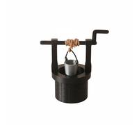LeeQinersw Miniatura Pozzo Arredo Scenico Casa Delle Bambole Oggetto Artigianale Classico con Secchiello E Corda per Arricchire Paesaggi Adatto a Creazioni Tematiche Rustiche, Nero