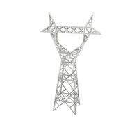 LeeQinersw Modello da Tavolo di Sabbia, Modello di Torre per Cavi, Diorama Creativo, Ornamento Compatto e Leggero per Micro paesaggi per plastico Ferroviario, Piccolo