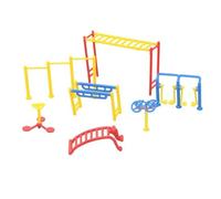 LeeQinersw Modello di Attrezzi Ginnici da Esterno Decorativo Modello Architettonico di Attrezzatura Sportiva Colorato per Progettisti, Diorami, 1-75