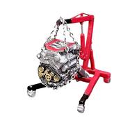 LeeQinersw Modello di Gancio Motore 1/64, Ornamento Classico da Collezione, Miniatura Creativa per la Manutenzione del Veicolo, per la Scena dell'officina, A02 Red W Engine