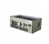 LeeQinersw Modello Edificio in 1 64 Casa in Miniatura Scena di Costruzione Diorama Plastica PVC con Dettagli di Finestre Ringhiere E Pareti Adatto per, MO941110 A Modello Scena Edificio In Mattoni