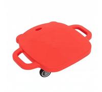 LeeQinersw Monopattino di Equilibrio per Bambini Tavola Rotolante Piattaforma Scooter Balance Tavoletta Scorrevole Base Quadrata Maniglie Laterali Presa Sicura, Rosso