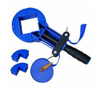 LeeQinersw Morsetto Angolare in Alluminio Antiscivolo Morsetto con Cinghia Flessibile Multifunzione Strettoio da Falegname per Officina,