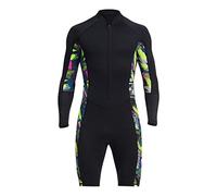 LeeQinersw Muta Da Uomo 1,5 Mm Shorty Pantaloncini in Neoprene Zip Frontale Costumi Da Bagno per Nuoto Canoa Dive Skin Diving Surf Acqua Fredda, XXL