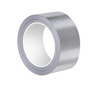 LeeQinersw Nastro in Alluminio Adesivo per Condotti Termoisolante E Sigillante in Fibra di Vetro Resistente Al Calore Adatto per Tubazioni Forni E Riparazioni M, 5 Cm di Larghezza