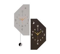 LeeQinersw Orologio da Parete Angolare a Doppio Lato per Casa E Ufficio, Design Unico per Qualsiasi Stanza, Ottagone Piccolo