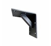 LeeQinersw Outdoor Shelter Staffa Angolare L per Awning Supporto Triangolare con Piastra Forata Struttura in Metallo Saldato Superficie Opaca Adatta per Fissaggio Esterno Patio Rimessa Attrezzi