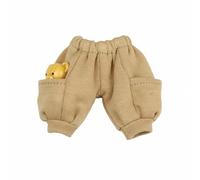 LeeQinersw Pantaloni con Tasca Orsetto per Bambola Larghi Caviglia Cuff Elastici per Bambola con Orsetto Che Spunta per Un Tocco, Khaki